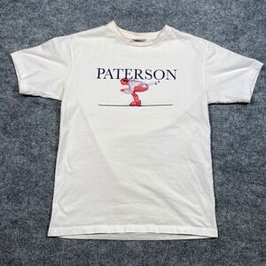 Paterson‎ League Mens White Ski Graphic T-Shirt Small Crew Neck Short Sleeve